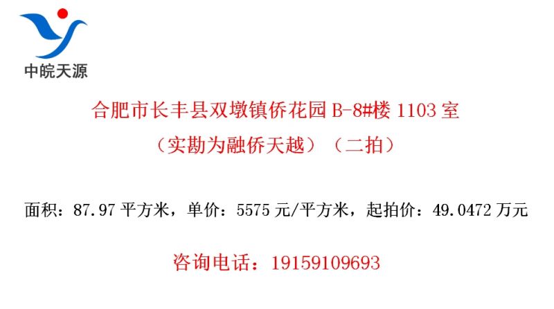 �Ϸ��г�����˫�����Ȼ�԰B-8#¥1103�ң�ʵ��Ϊ������Խ�������ģ�