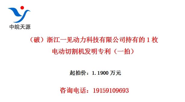 ���ƣ��㽭һ�������Ƽ����޹�˾���е�1ö�綯�и������ר����һ�ģ�